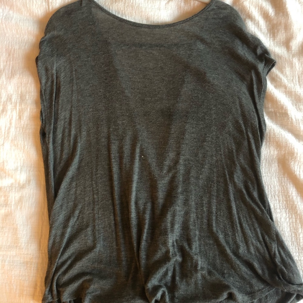 Backless Short Sleeve Top